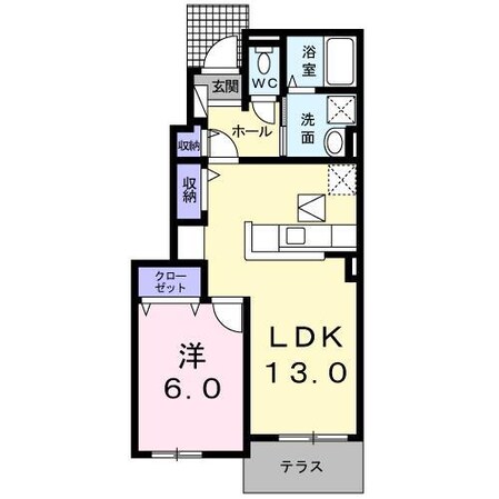 サンパティーク・べルージュの物件間取画像